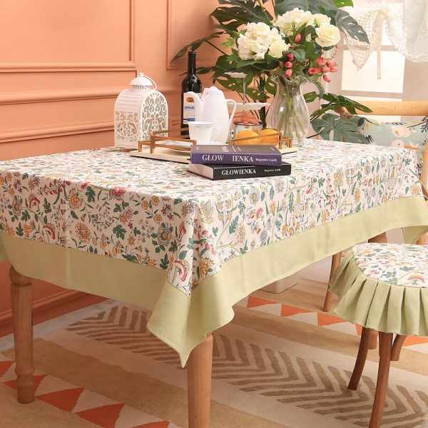 Rectangular dining table cloth, round table cover, tea table cloth - 图片 3