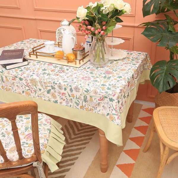 Rectangular dining table cloth, round table cover, tea table cloth