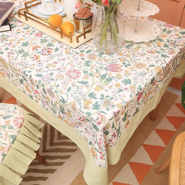 Rectangular dining table cloth, round table cover, tea table cloth - 图片 4